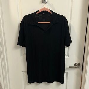 Men's Black Polo Shirt
